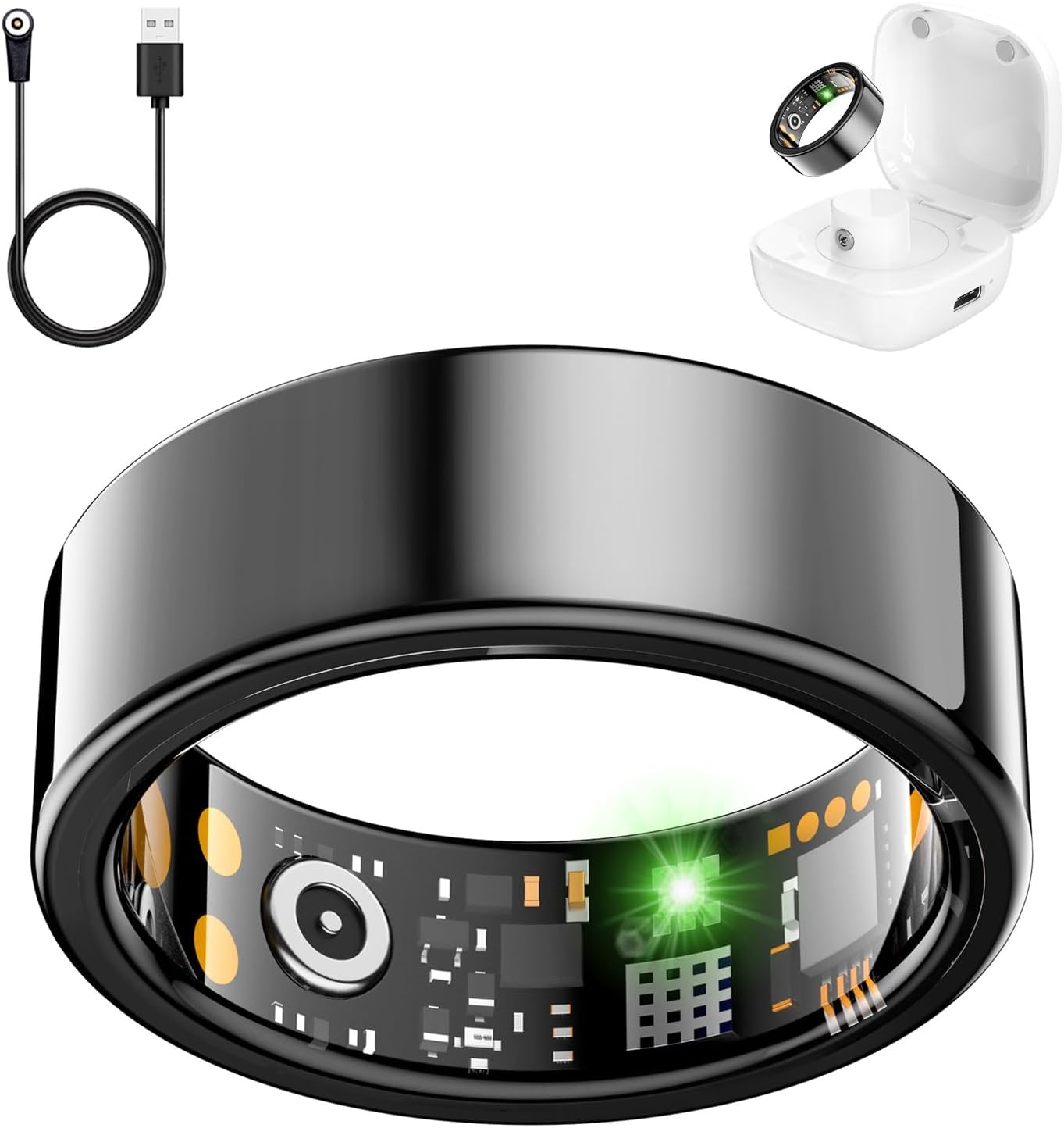 Smart Health Ring for Fitness Tracking, Sleep & Activity Monitor