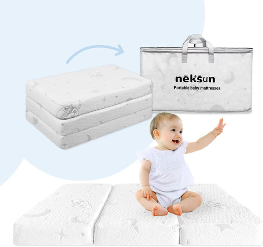Pack and Play Mattress for Babies - Soft & Firm Dual Sided Design