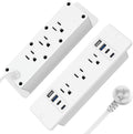 HHSOET 14 in 1 Fast Charging Recessed Power Strip - Flush Mount USB-C