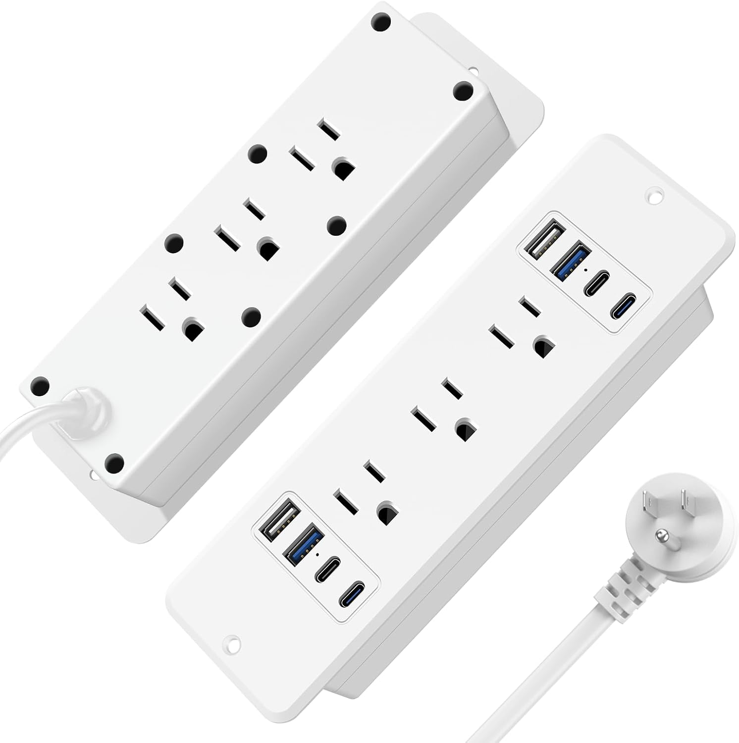 HHSOET 14 in 1 Fast Charging Recessed Power Strip for Home