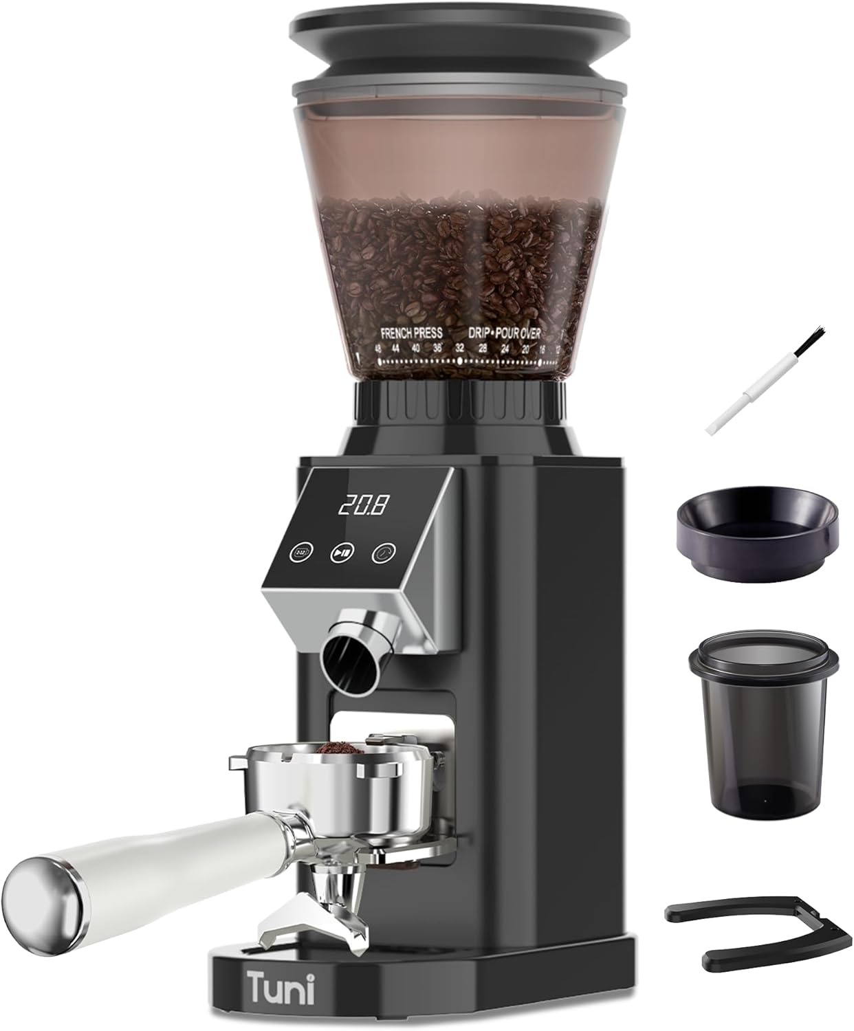Tuni G1 Conical Burr Coffee Grinder with 48 Grind Settings