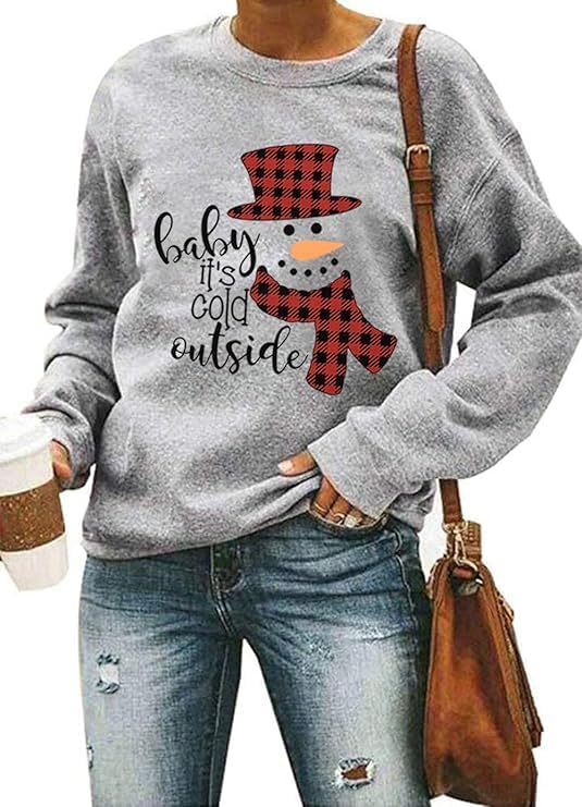 Festive Winter Women's Top - Merry & Bright Christmas Tee