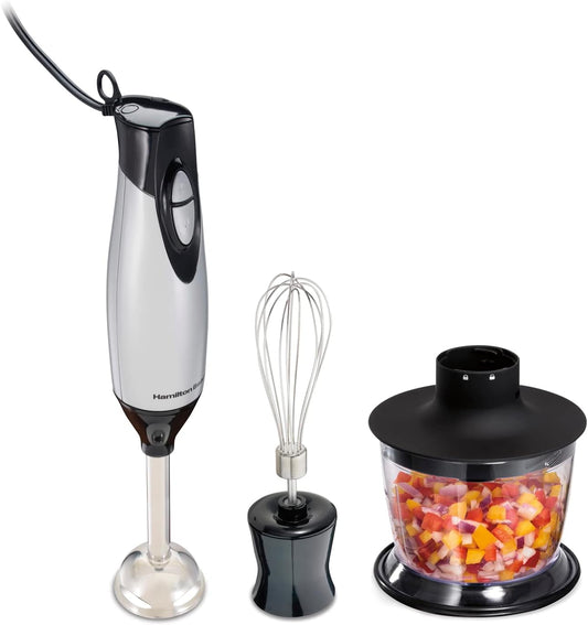 Hamilton Beach 4-in-1 Hand Blender: Blending, Whisking, Chopping, all in one!