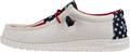 Hey Dude Wally Patriotic Slip-On Loafers - Comfortable Lightweight