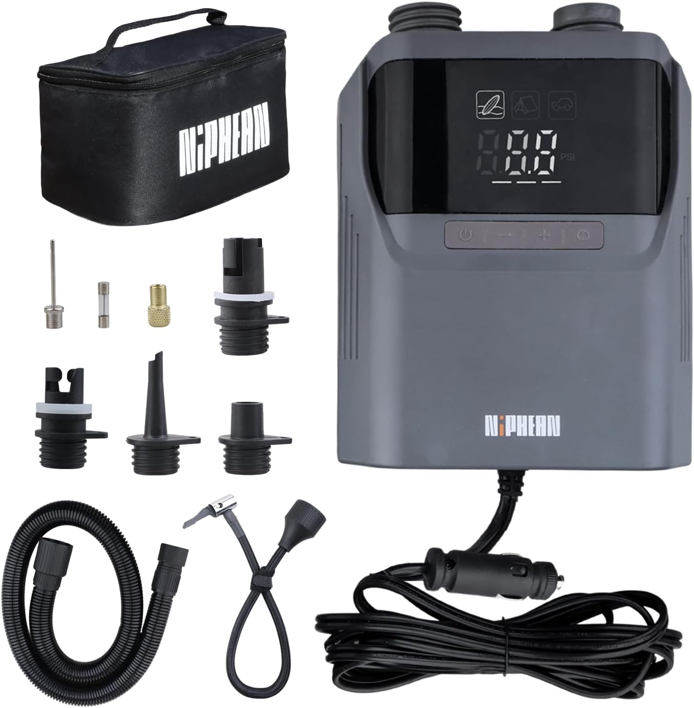Niphean Paddle Board Pump with Long Cable and High PSI