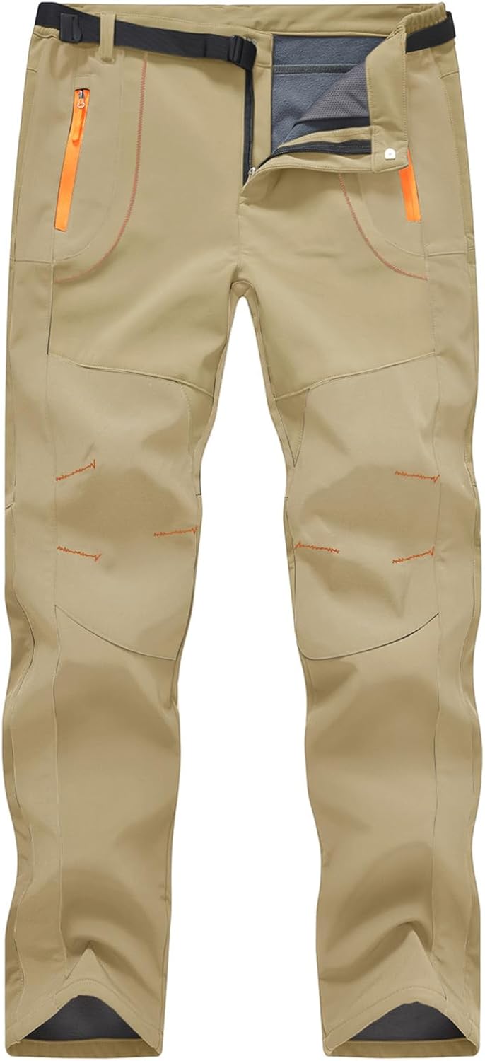 TBMPOY Men's Snow Ski Hiking Pants for Winter Activities