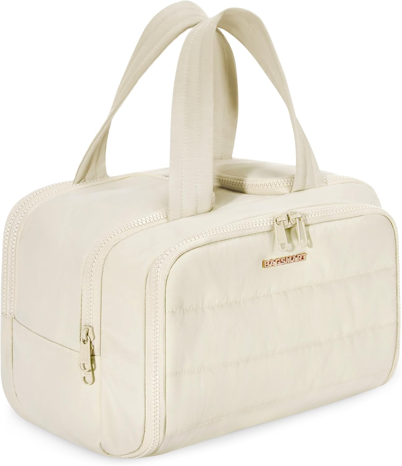 BAGSMART Travel Toiletry Bag - Large Capacity Makeup Organizer