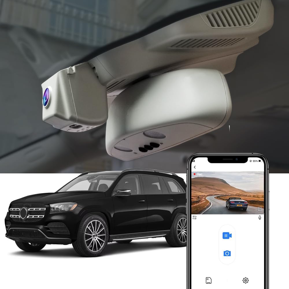 Fitcamx 4K Dash Cam for Mercedes-Benz GLE GLS 2020-2025