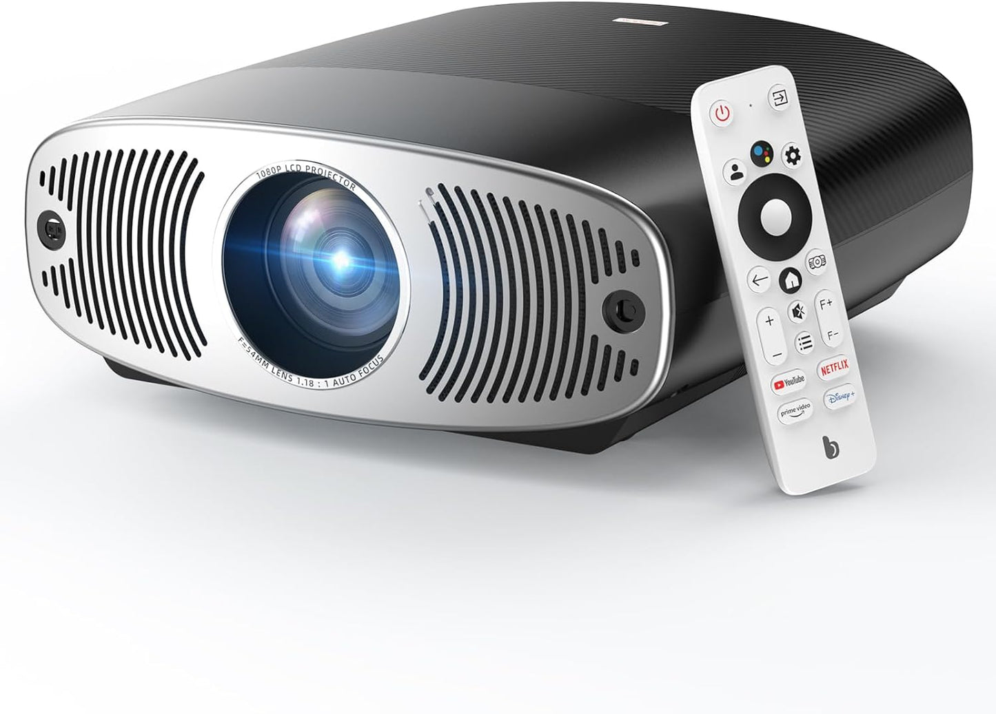 BETTDOW Smart Projector with Native 1080P and Google TV Support