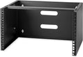 6U Wall Mount Network Rack - Shallow 14in Deep Low Profile