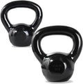 Cap Barbell Enamel Coated Cast Iron Kettlebell Set - 10 & 15 lb