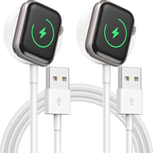 Fast Charge Your iWatch On the Go! White Magnetic Watch Charger