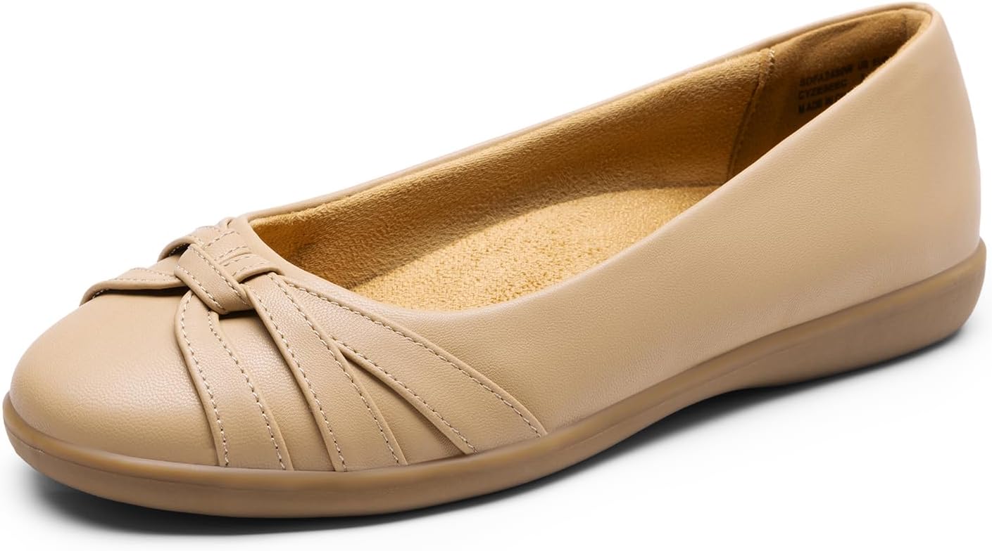 DREAM PAIRS Womens Ballet Flats for Comfort and Style
