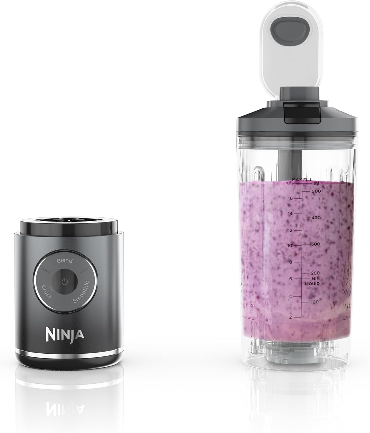 Ninja Blast Max: Cordless Portable Blender with 3 Programs, 22 oz Vessel - Blend Anywhere!