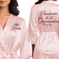 Mis Quince Anos Robes - Personalized Satin Quinceanera (Style RV3W)