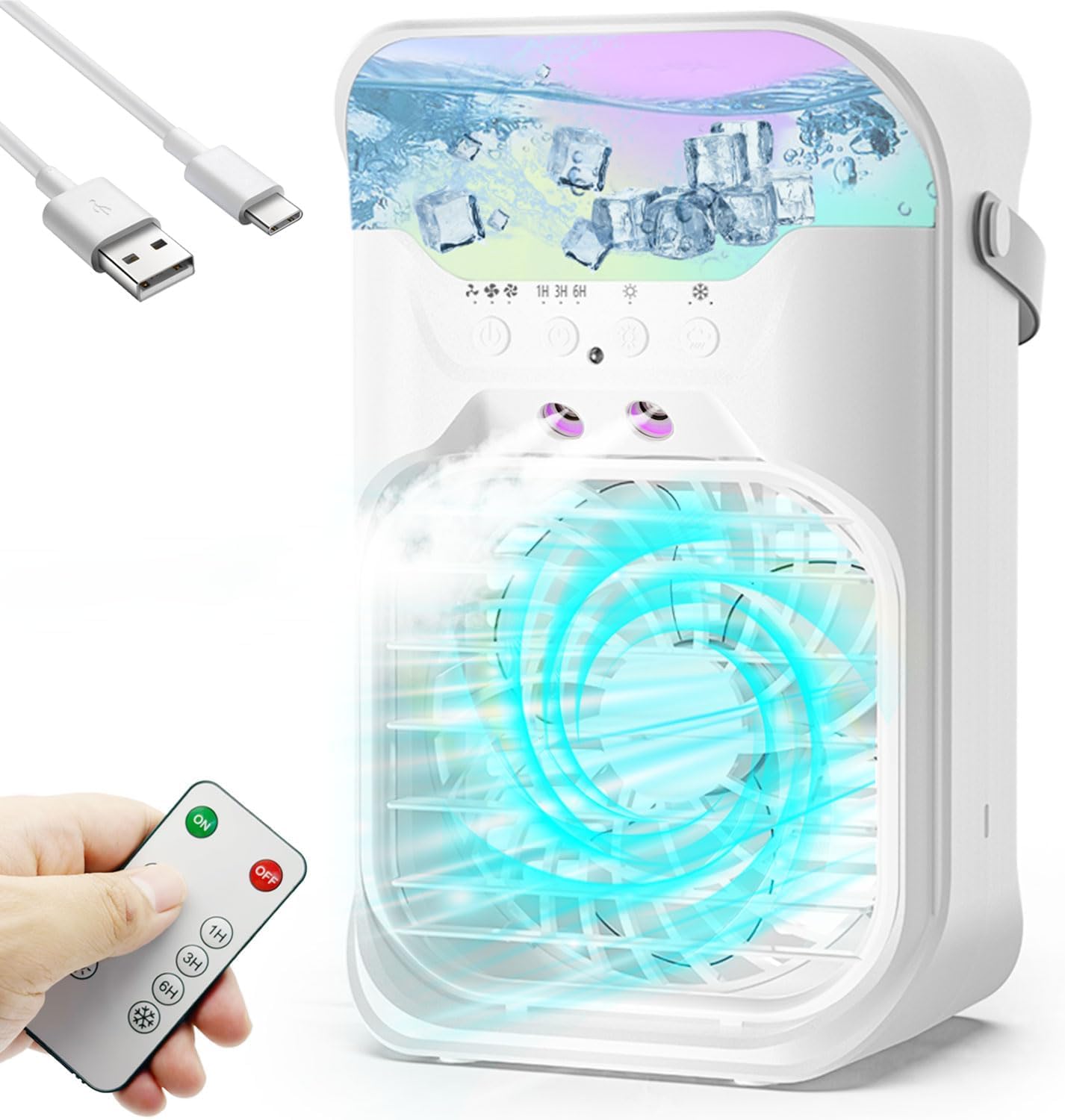 IWENNUAN Portable Air Conditioners: 4 in 1 Mini AC Unit