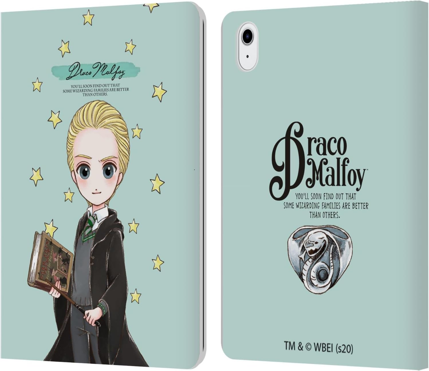 Harry Potter Draco Malfoy Leather Wallet Case for iPad Air 11