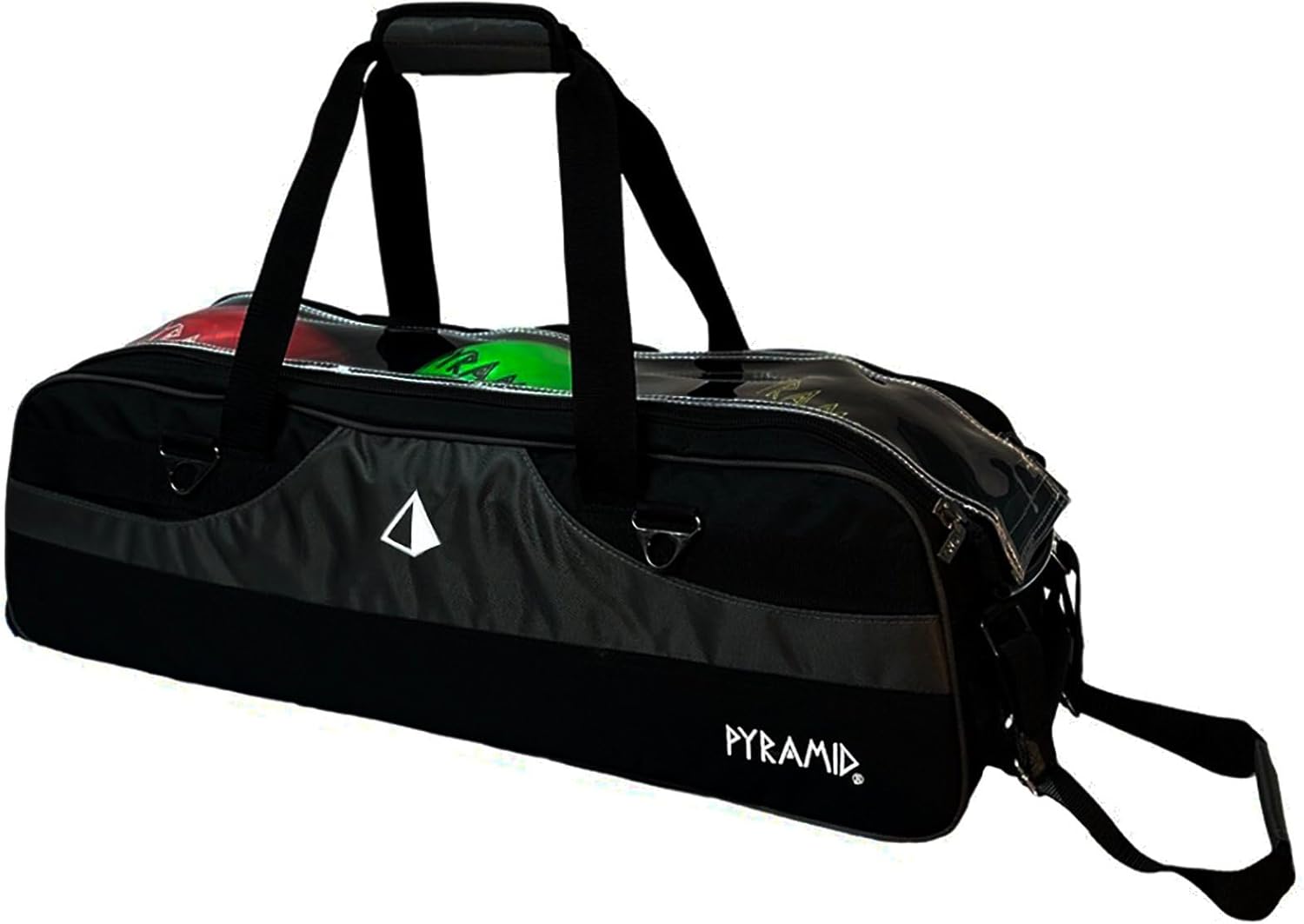 Pyramid Path Slim Triple Tote Roller Bowling Bag for Easy Travel