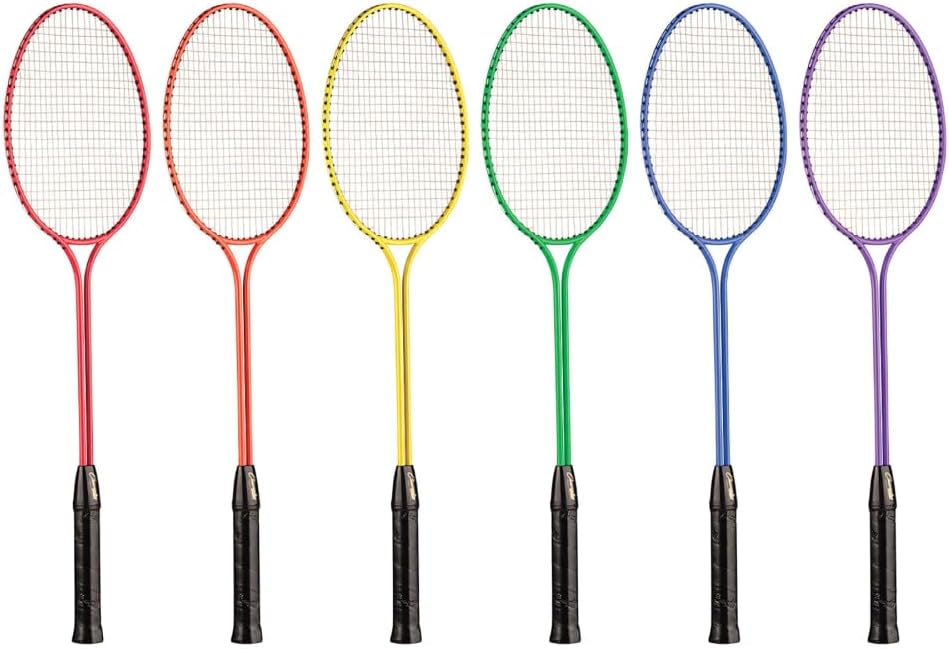 Champion Sports BR40 Heavy-Duty Steel Badminton Racket Set