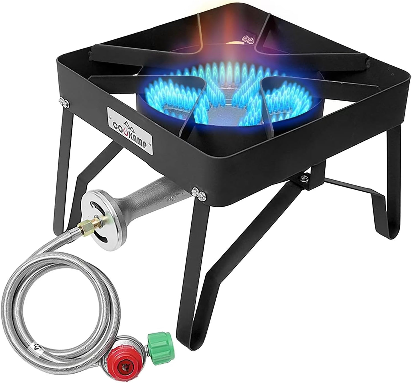 High Pressure 200000 BTU Banjo 1-Burner Outdoor Gas Cooker