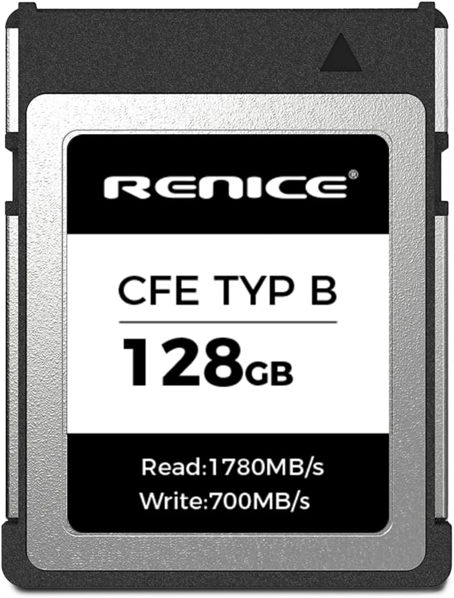 RENICE 128GB CFexpress Type B Memory Card for Photographers