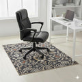 Office Chair Mat for Carpet & Hardwood - Jacquard Woven Floor