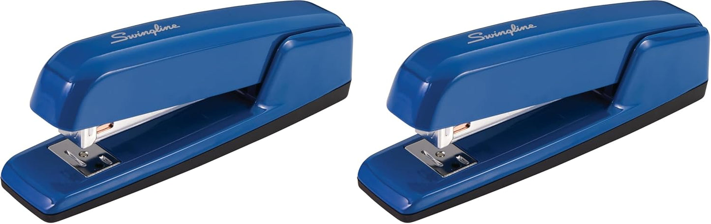 Swingline Stapler 30 Sheet Capacity Jam Free Metal Royal Blue