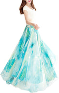 Afibi Women Full Ankle-Length Chiffon Maxi Skirt - Flowing Comfort IT