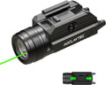 1200 Lumen Pistol Light Laser Combo Green Beam - Compact Tactical Fit