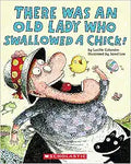 There Was an Old Lady Who Swallowed a Chick! - Fun Read-Aloud Picture