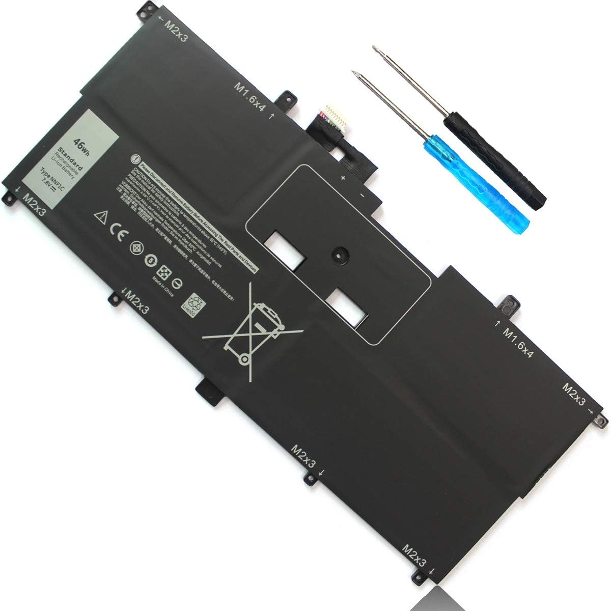 46Wh Type NNF1C Laptop Battery for Dell XPS 13 9365 Series