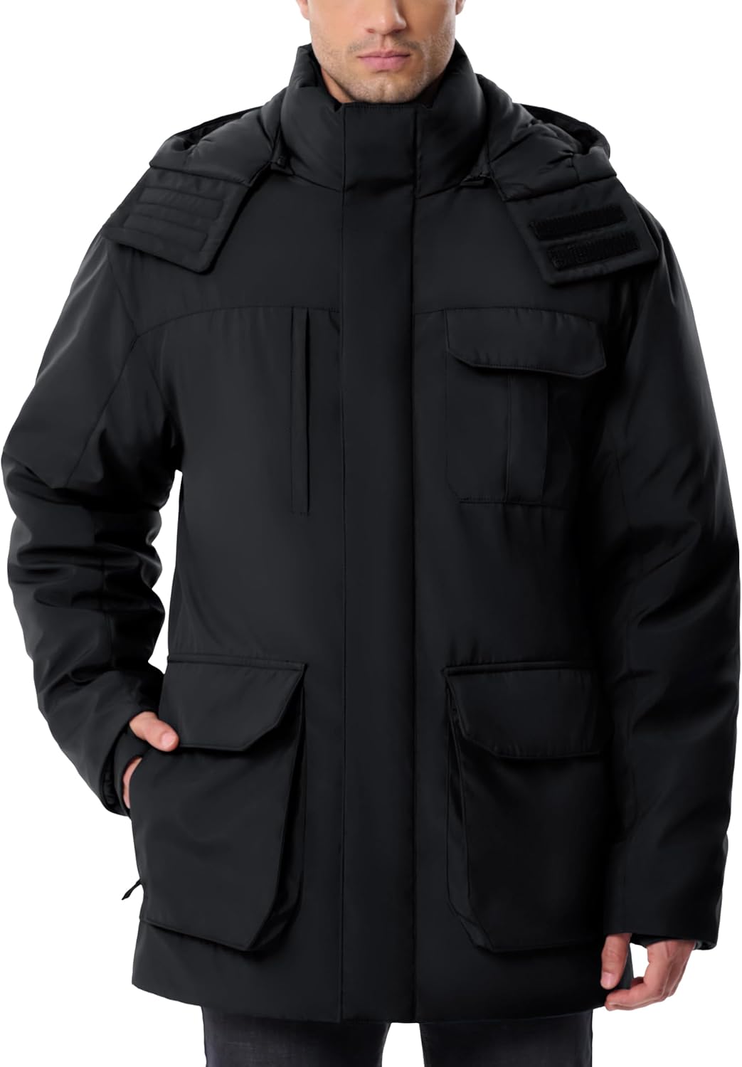 Winter Coats For Men Waterproof Warm Thicken Puffy Parka Coat