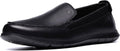 Flexway Step Loafer for Men - Collapsible Black Leather Comfort
