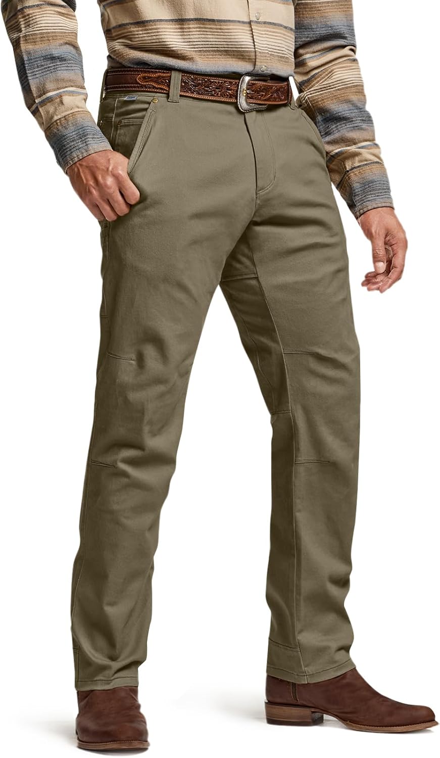 CQR Men's Motion Utility Casual Pants for Outdoor Adventures