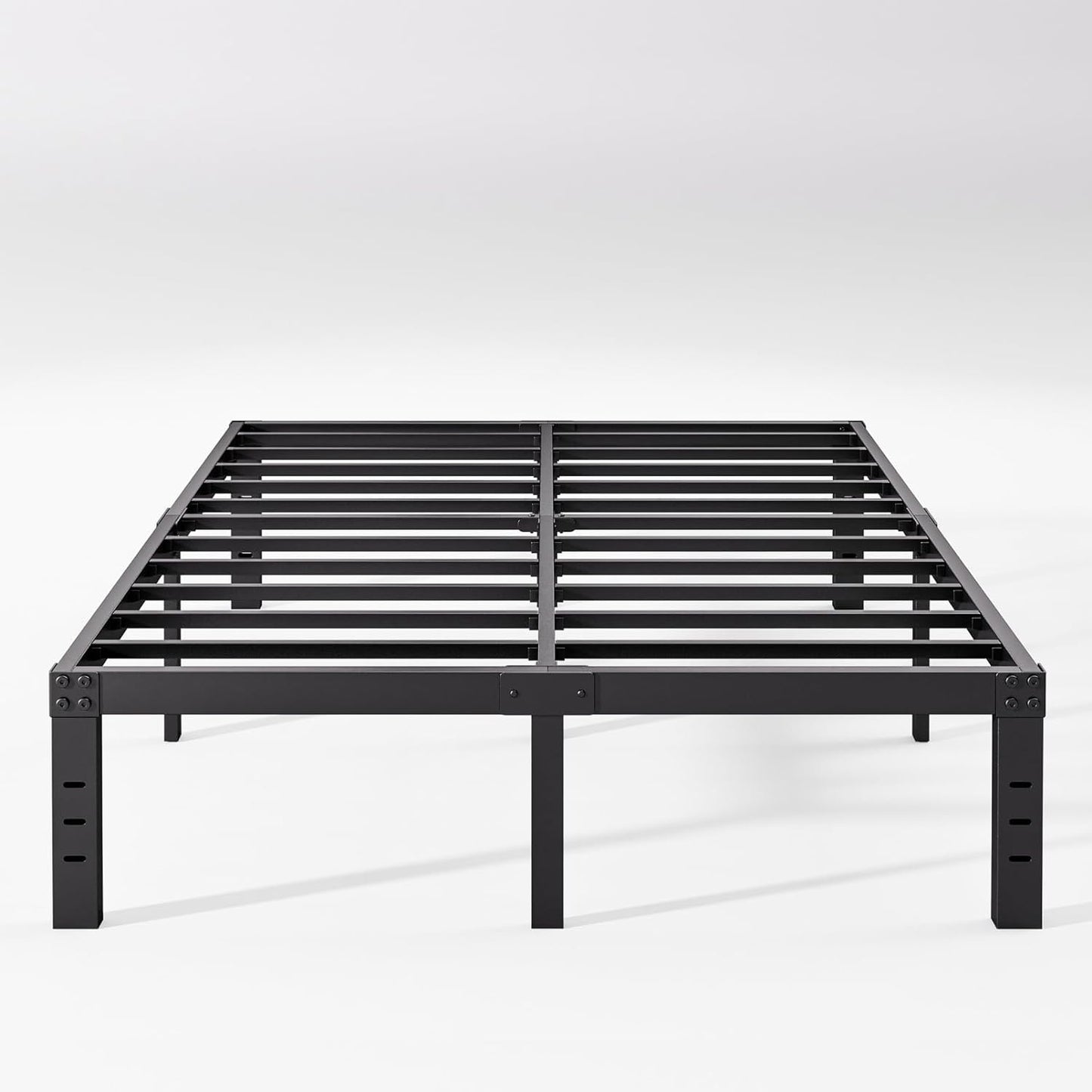 12 Inch High Platform Queen Bed Frame for Easy Assembly and Durability