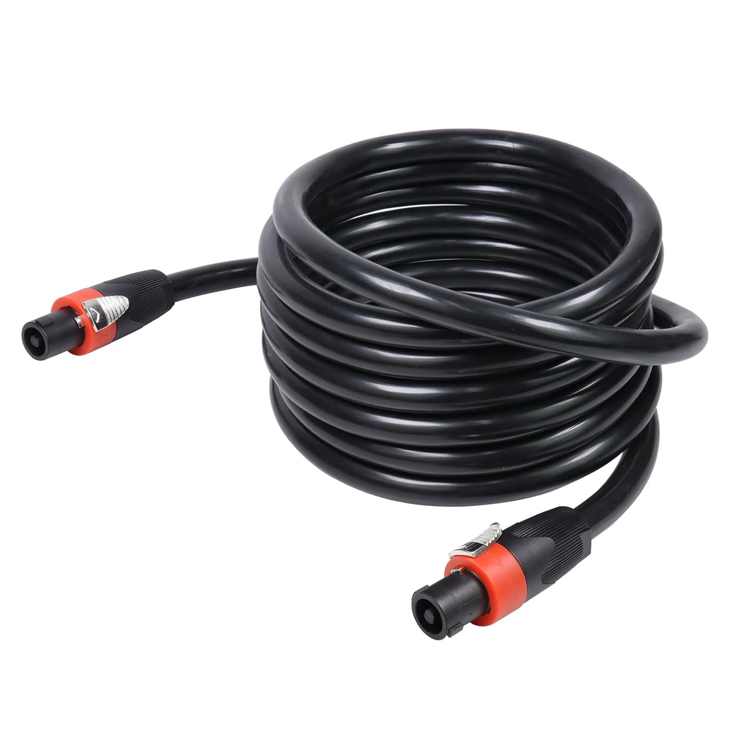 25 Feet Speakon Cable with True 4 Conductors for DJs and PA