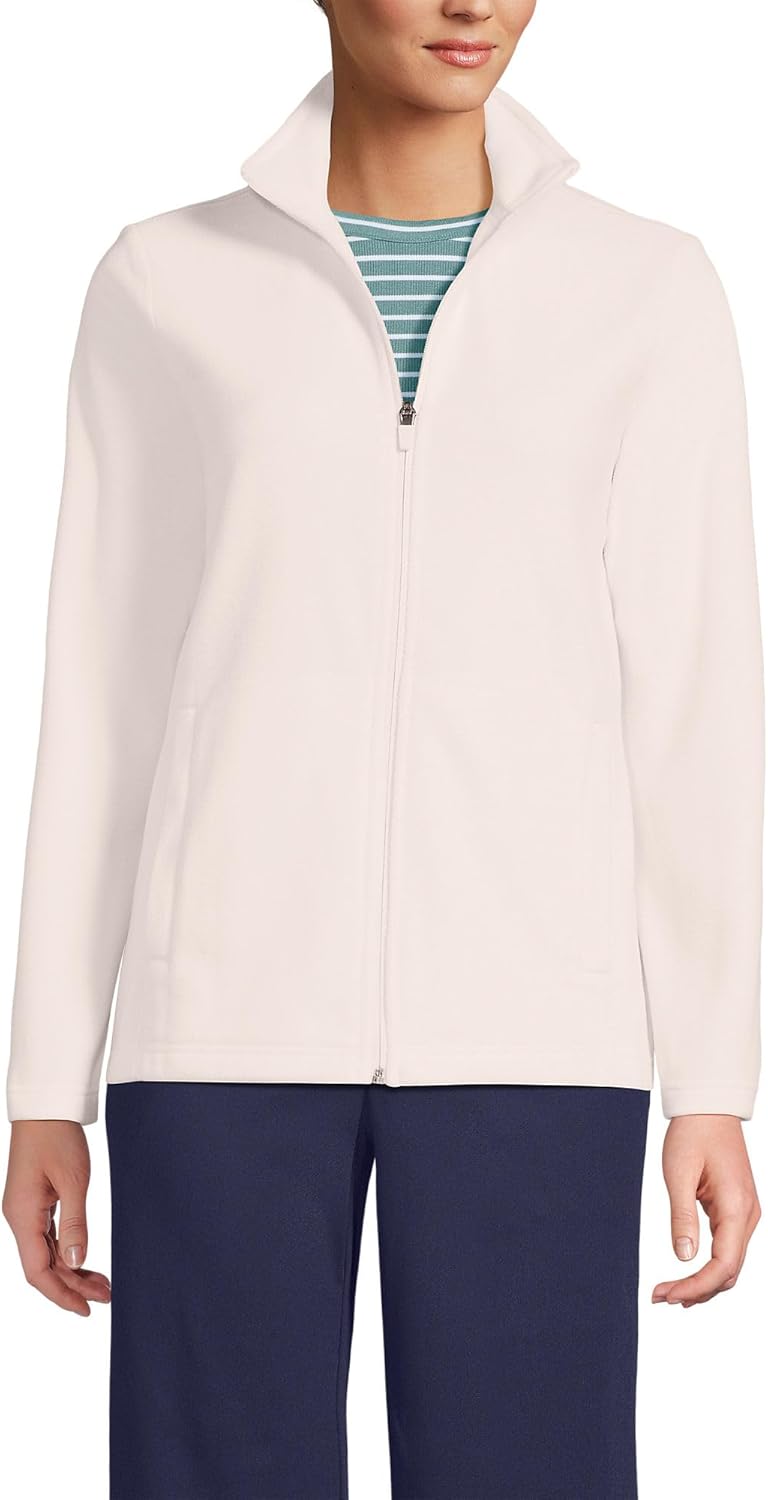 Lands' End Anyweather Fleece Full Zip Jacket for All Seasons
