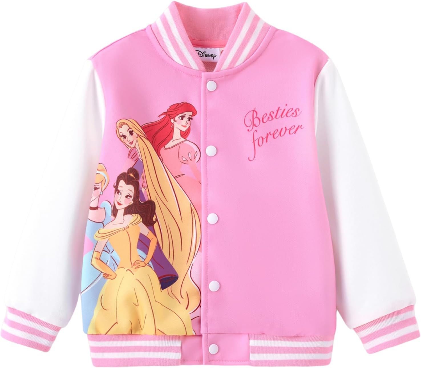 Disney Princesses Forever Lightweight Jacket for Kids 2-14 Years