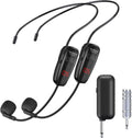 Wireless Headset Microphone UHF Dual System - 165ft Range