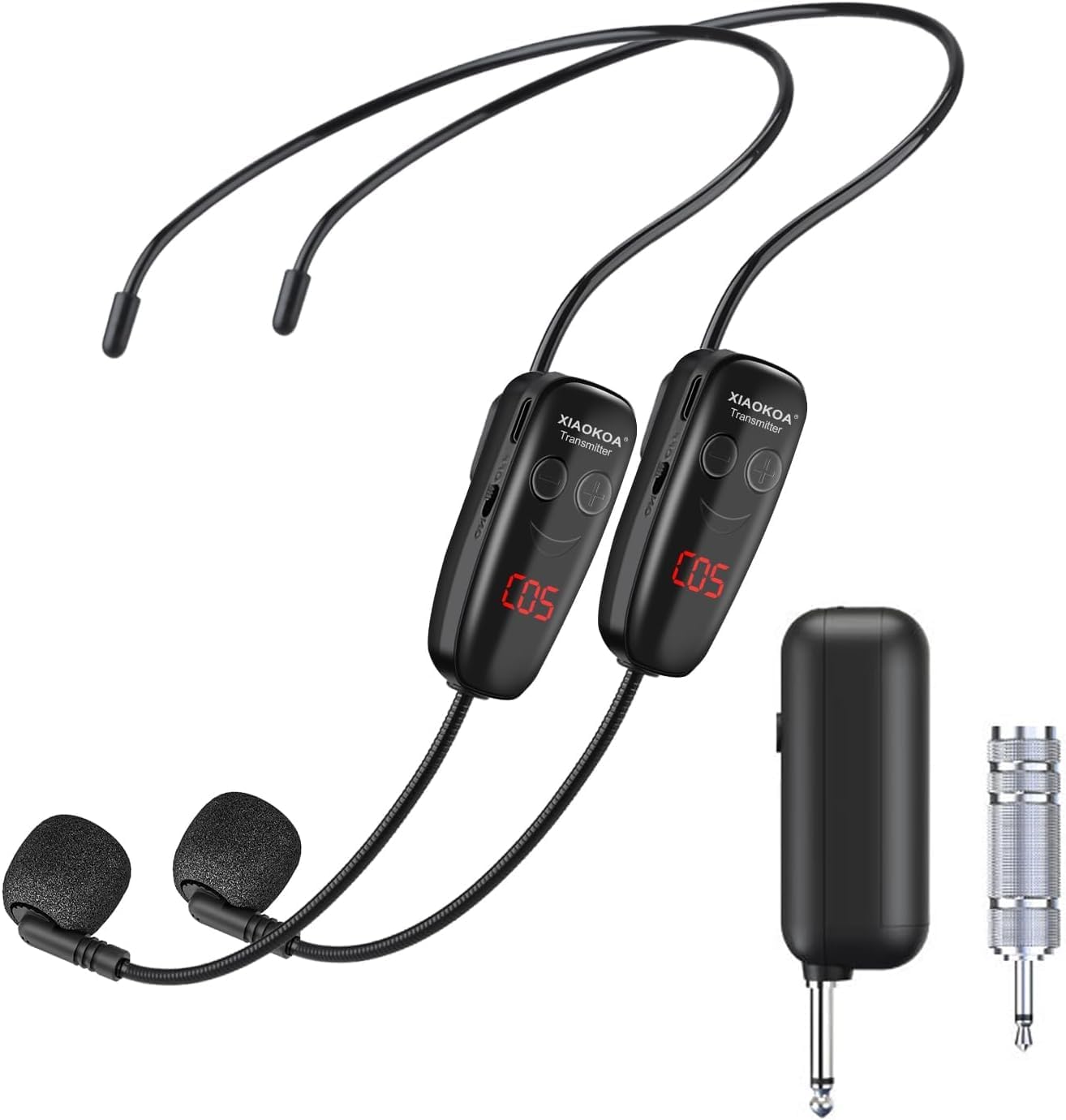 XIAOKOA Wireless Microphone Headset for Voice Amplifier Use