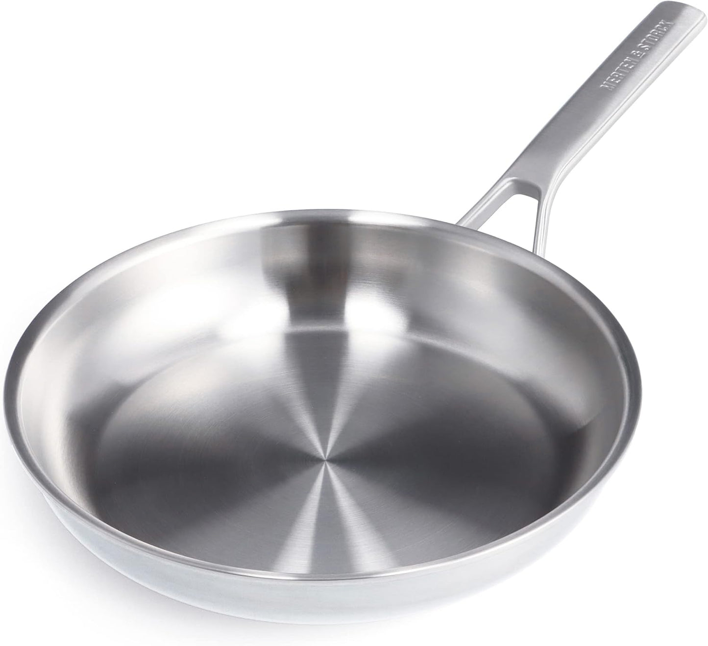 Merten & Storck Tri-Ply Stainless Steel Frying Pan for Professionals