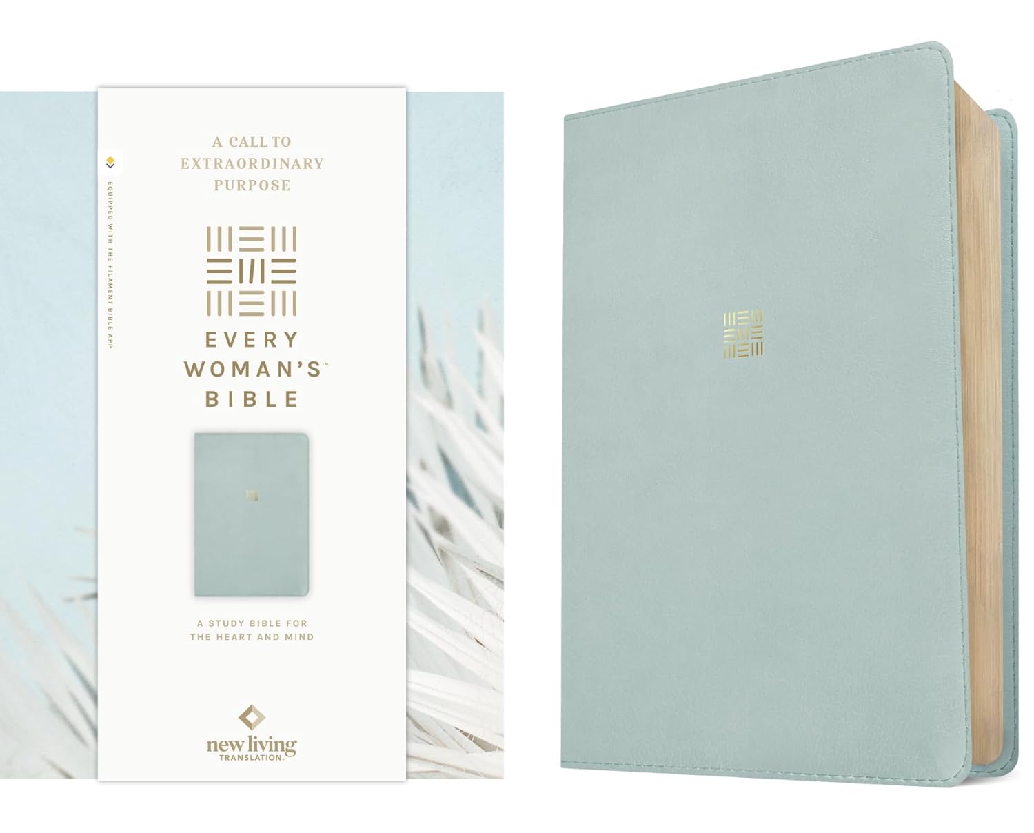 NLT Every Woman's Bible: Filament Enabled Sky Blue Edition
