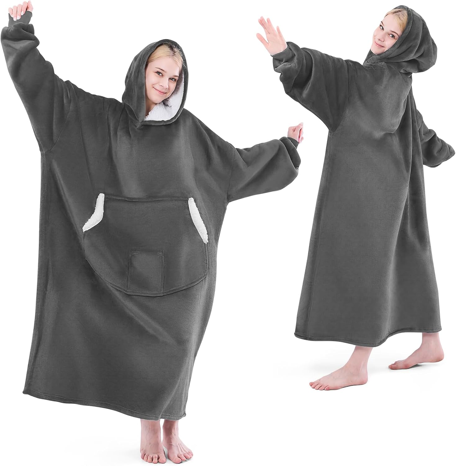 Cozy Hooded Blanket: Perfect Gift for Her! NORD ECO