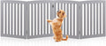 Freestanding Dog Door Indoor Folding Puppy Gate for Home Use