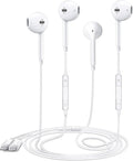Wired Lightning Earbuds for iPhone 2 Pack - Comfortable In-Ear Design
