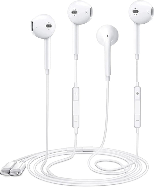 Crystal Clear Sound: VZZBOO 2 Pack Lightning Earbuds
