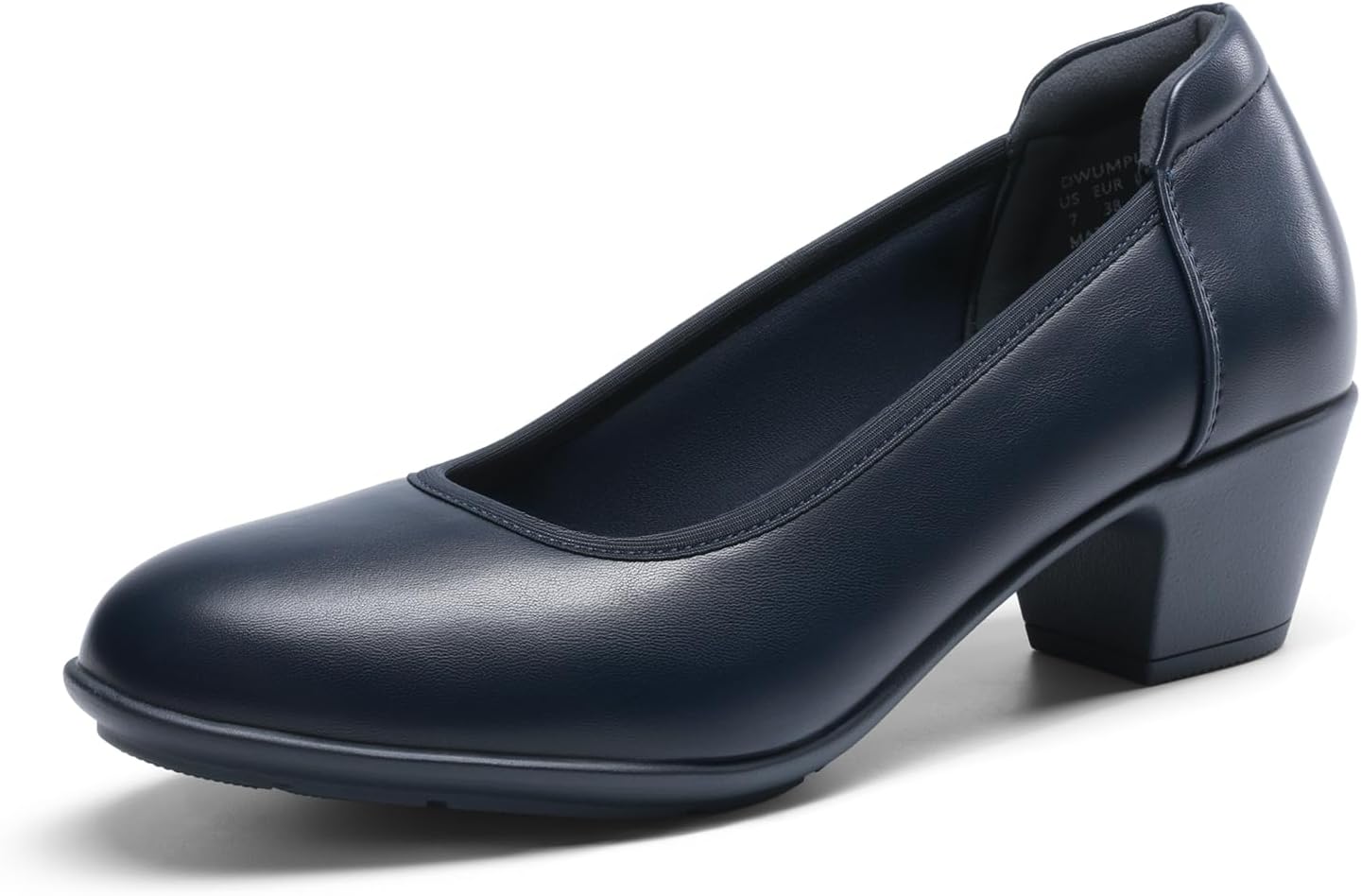 DREAM PAIRS Women's Low Chunky Heels for Office Comfort