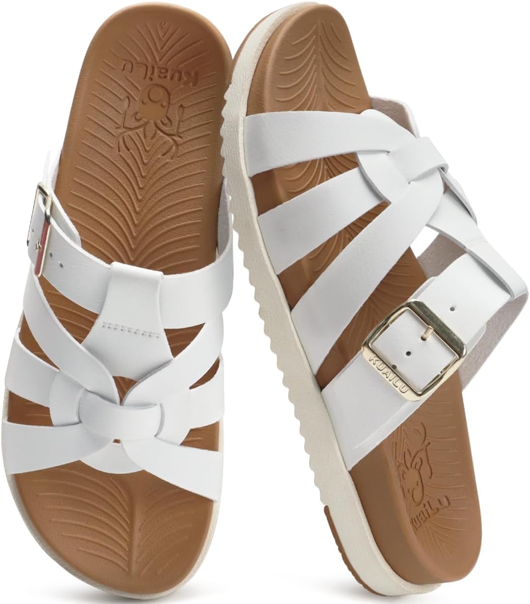 KuaiLu Gladiator Sandals for Women with Arch Support Comfort