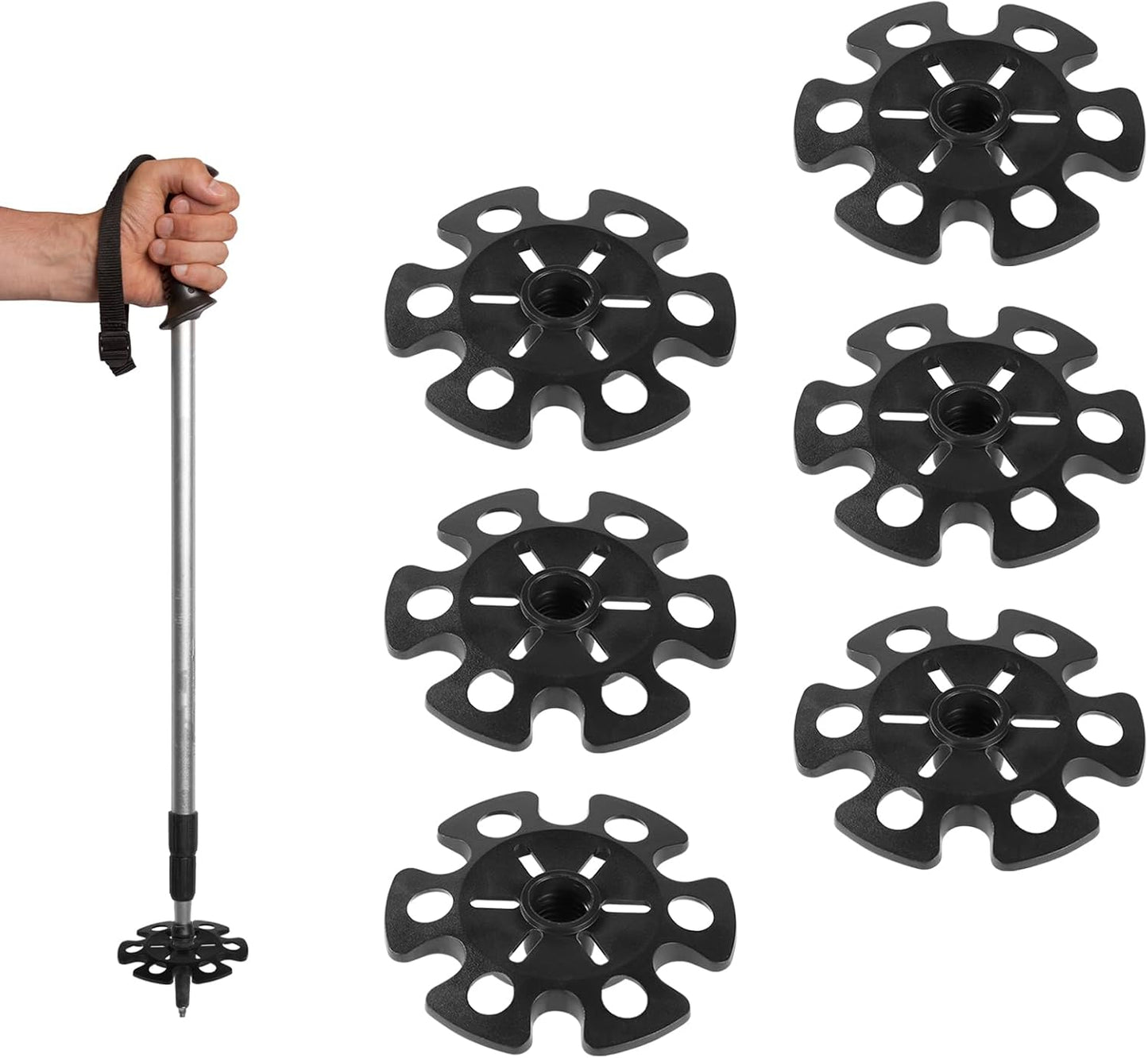 Ski Pole Baskets Replacement - Enhance Winter Performance