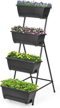 4 Tiers Vertical Raised Garden Bed for Indoor and Outdoor Use